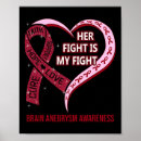 Search for brain aneurysm awareness Burgundy