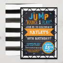 Search for trampoline park party invitations Boys