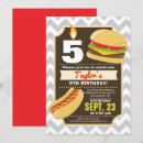 Search for hamburgers hot dogs invitations Kids