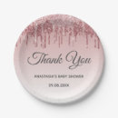 Search for pink and gray baby shower plates Mother to be