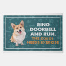Search for corgi doormats Dog house rules