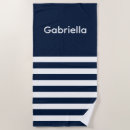Search for family vacation beach towels Nautical