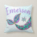 Search for mermaid pillows Glitter