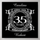 Search for 35th anniversary gifts Married