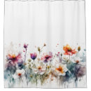 Search for botanical shower curtains Watercolor