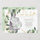 Search for green gold baby shower invitations Simple
