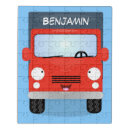 Search for red truck puzzles Vehicle