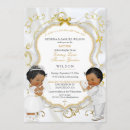 Search for twins baptism invitations Gold