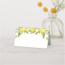 Search for lemon place cards Rustic
