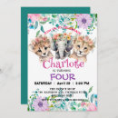 Search for jungle birthday invitations Floral
