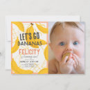 Search for banana birthday invitations Modern