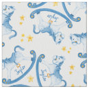 Search for blue horse fabric Watercolor