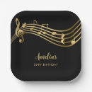 Search for music notes paper plates Elegant