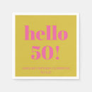 Search for 50th birthday napkins Unique