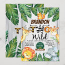 Search for zoo 2nd birthday invitations Boy