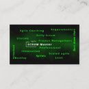 Search for project manager business cards Black