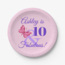 Search for 10th birthday plates Pink