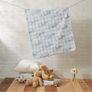 Search for blue and white check gingham blankets Baby boy