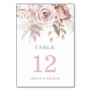 Search for floral wedding table cards Blush