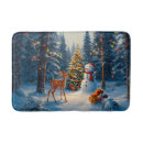 Search for deer bath mats Christmas tree