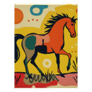 Search for colorful abstract horse art Vibrant
