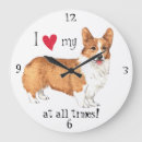 Search for corgi clocks Pembroke welsh corgi