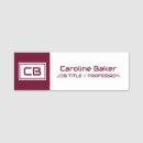 Search for large name tags White
