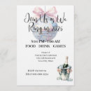 Search for ring in the new year invitations Watercolor