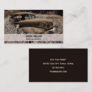 Search for classic car business cards Vintage