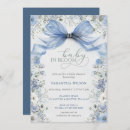 Search for in bloom baby boy shower invitations Floral