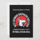 Search for german shepherd birthday invitations Cute