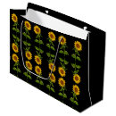 Search for sunflower gift bags Black