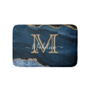 Search for navy blue gold bath mats Marble