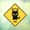 Search for cat crossing signs Halloween