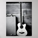 Search for black and white guitar posters Strings