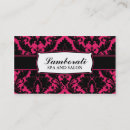 Search for hot pink and black business cards Hairdresser