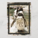 Search for penguin wedding invitations Whimsical