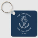 Search for anchor keychains Welcome aboard