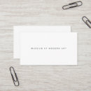 Search for front and back business cards Minimalist