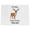 Search for reindeer gift bags Illustration