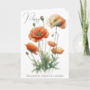 Search for august birth flower cards Poppy