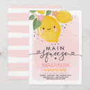 Search for lemon birthday invitations Lemonade party