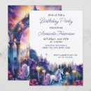 Search for unicorn 6th birthday invitations Girl