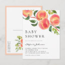 Search for peach baby shower invitations Botanical