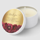 Search for red gold 50th birthday favors Chic