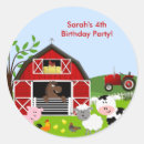 Search for farm birthday stickers Animals