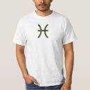 Search for pisces tshirts astrological symbol