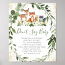 Search for woodland animals baby shower games Greenery