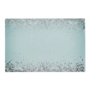 Search for silver on blue placemats Girly