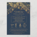 Search for itinerary for guests wedding programs Elegant